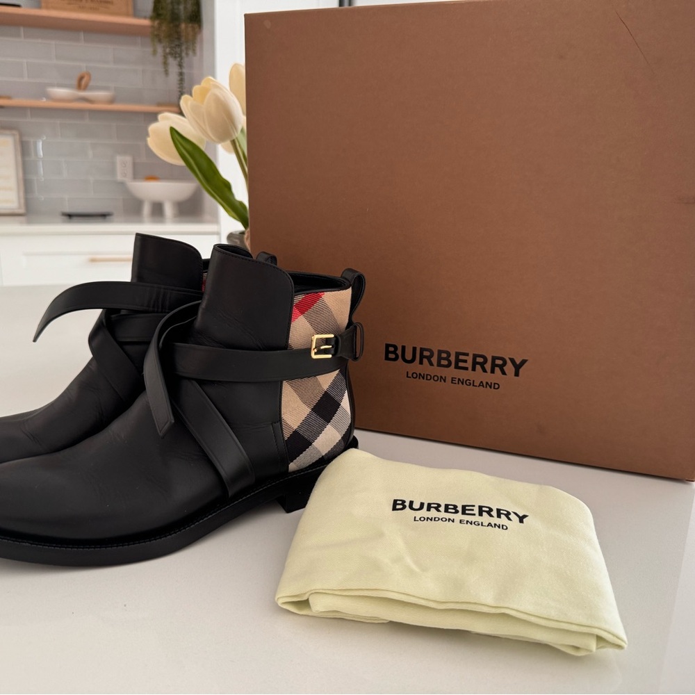 Pryle House Check Bootie BURBERRY